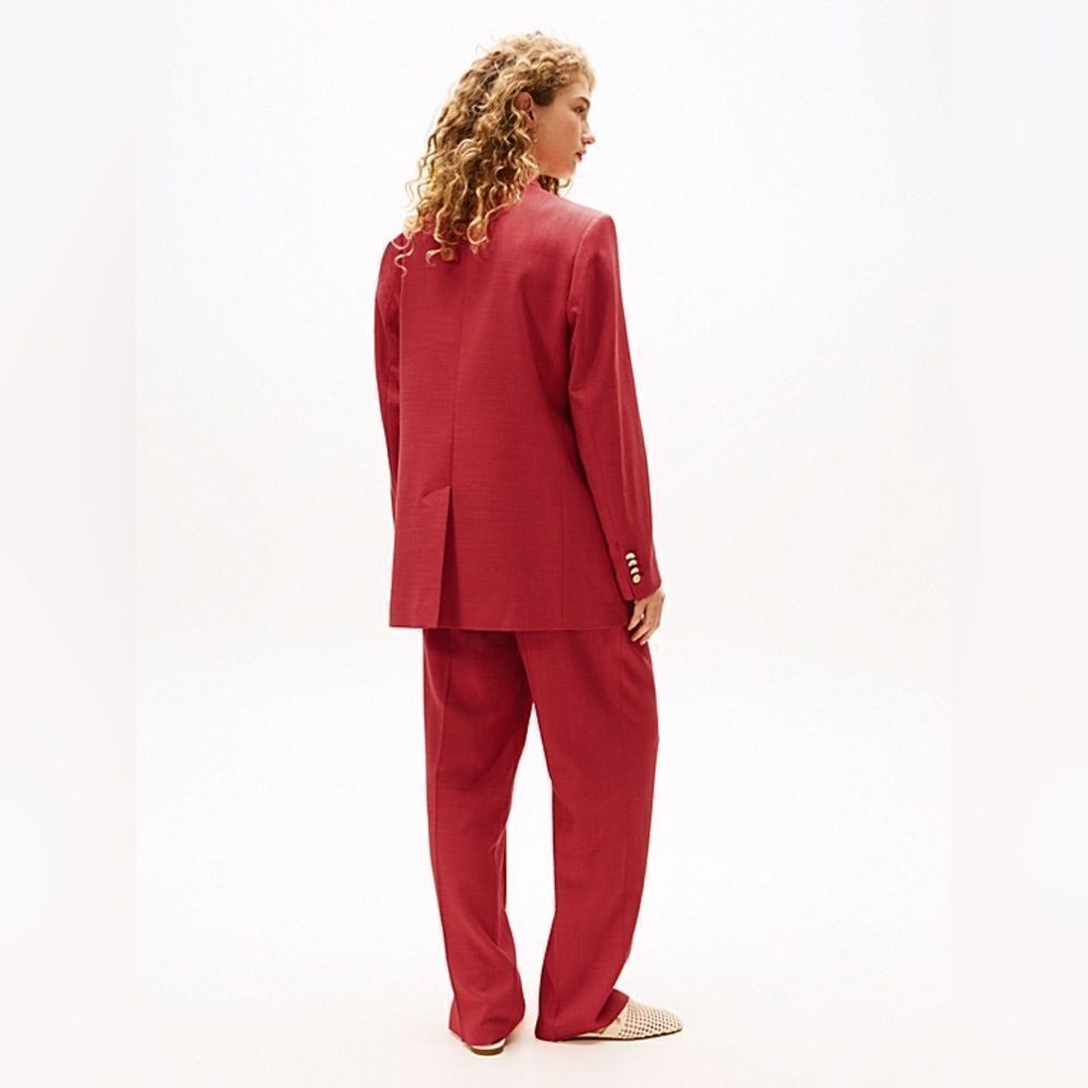 NWT Tommy Hilfiger x Sofia Richie Grainge Red Pant Suit - Picture 4 of 8